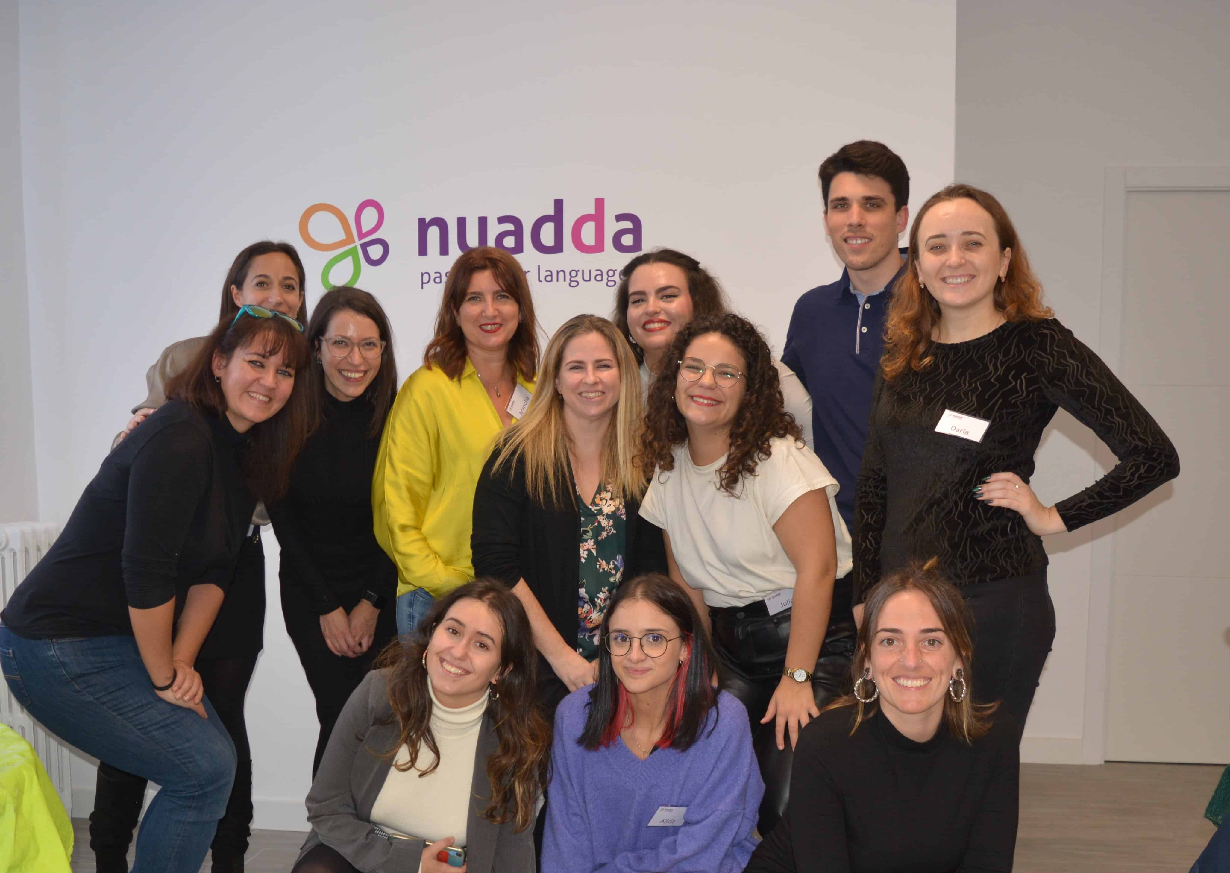Equipo de la agencia de traducción Nuadda