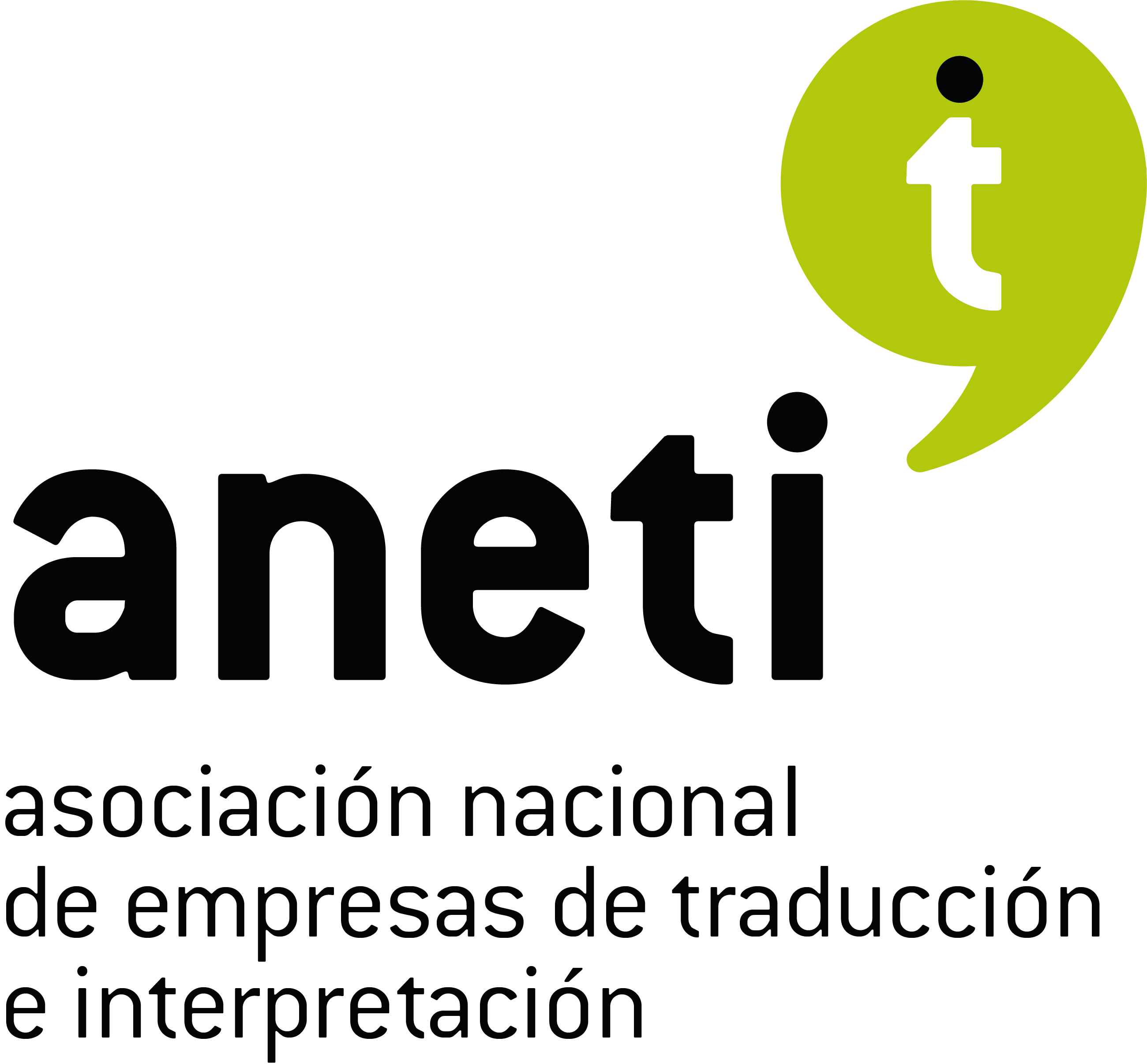Logo Asociación Nacional de Empresas de Traducción e InterpretaciónANETI